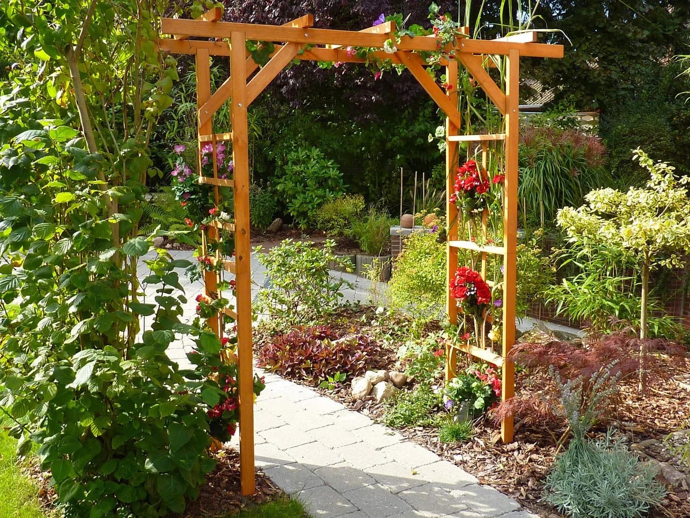 Promadino Pergola "Anke" Honigbraun Rankhilfen