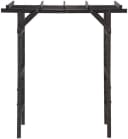 PROMADINO Rosenbogen Pergola Ben Anthrazit mit Rankhilfen Bild 3