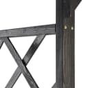 PROMADINO Rosenbogen Pergola Ben Anthrazit mit Rankhilfen Bild 4