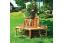 Promadino Baumbank Honigbraun Massivholz Garten Bild 1
