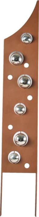 locker Deko-Windrad Rusty Bubbles Rostoptik Metall 99 cm Bild 2