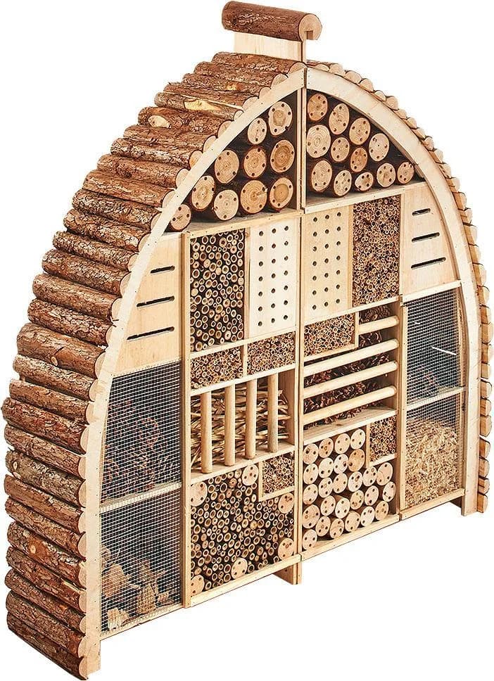 Tierhaus LOCKER Luxury XXL Massivholz Insektenhotel
