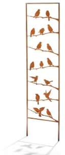 Locker Gartenstecker 76044-06 Braun Metall Vogelsilhouetten Bild 2