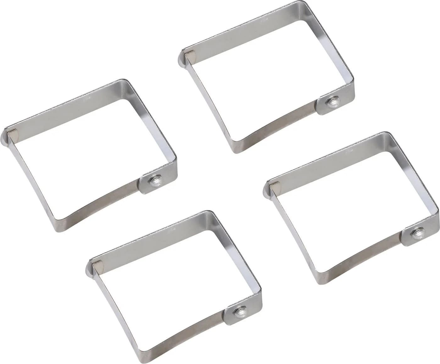 Peyer Syntex Tischdeckenklammer 4er-Pack Edelstahl Silber Uni
