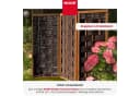 NOOR Paravent Weide Deluxe Klappbar Sichtschutz 3 St Bild 1