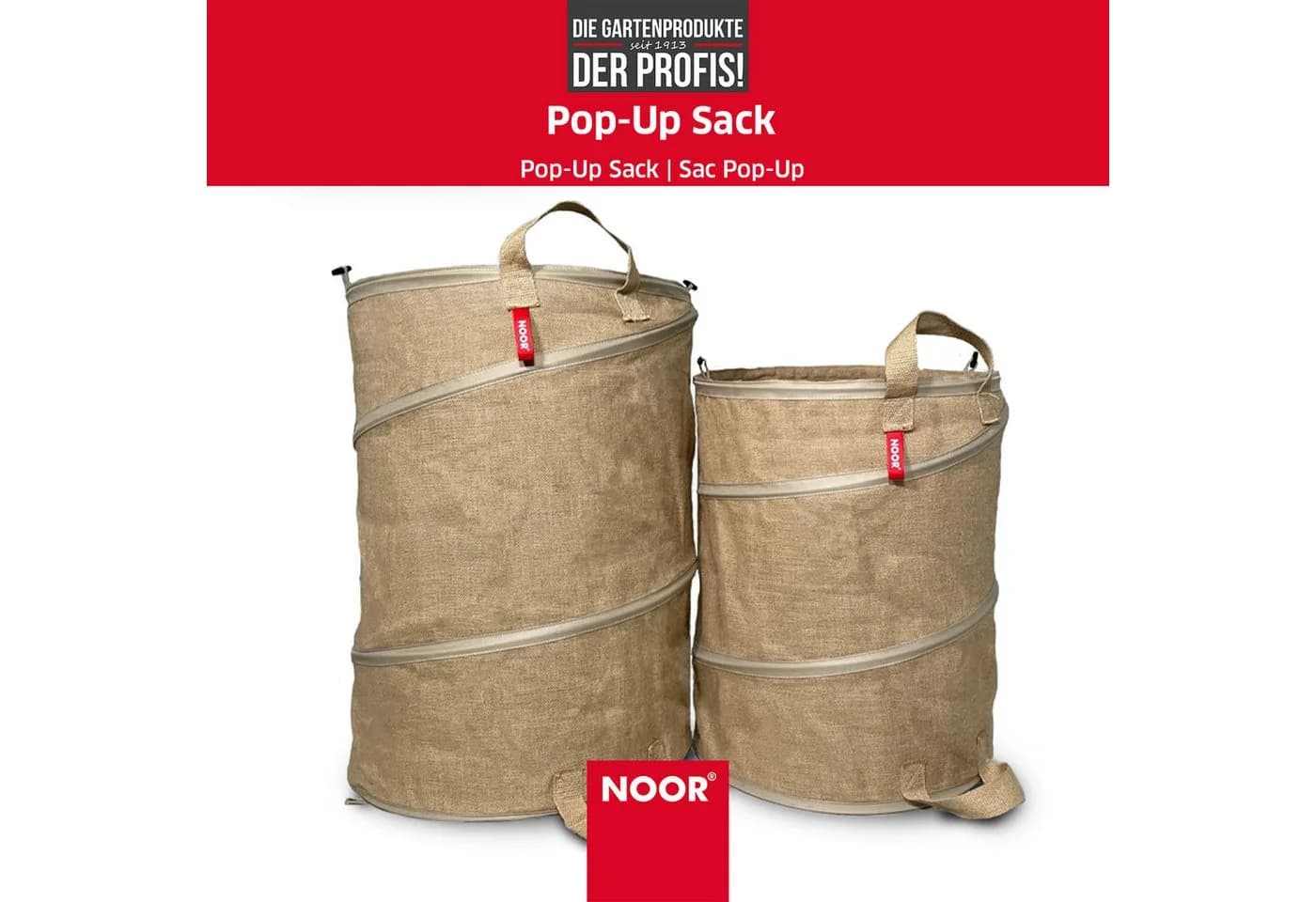 NOOR POP-UP Gartensack 160L Faltbar Standfest - Bild 5