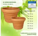 MePla Blumentopf Palermo 30 cm Terra Frostfester Kunststoff Bild 4