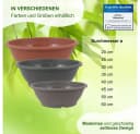Heimwerkercenter MePla Pflanzschale Anthrazit Wetterfest Bild 3
