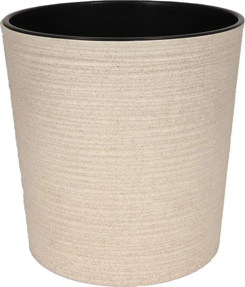 Heimwerkercenter Übertopf MePla Malwa Strip ECO 19cm Creme - Bild 2
