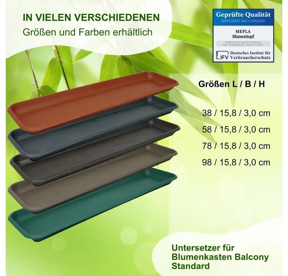 Heimwerkercenter Untersetzer Balcony Standard Braun Kunststoff - Bild 3