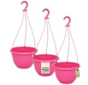 Heimwerkercenter Blumenampel Orion 3er Set UV-beständig Pink Bild 1