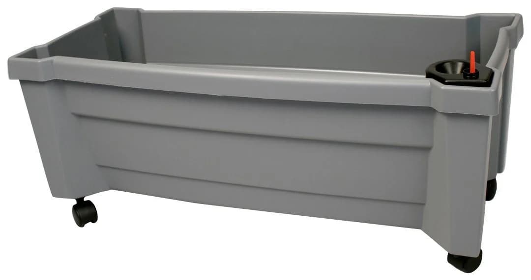 KHW Spalier Grau mit Bewässerungssystem und Rollen - Bild 4