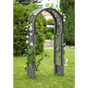 Rosenbogen KHW grau Kunststoff Rankhilfe 100x6x207 cm Bild 1