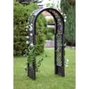 Rosenbogen KHW Anthrazit Kunststoff Rankhilfe 100x43x207 cm Bild 1