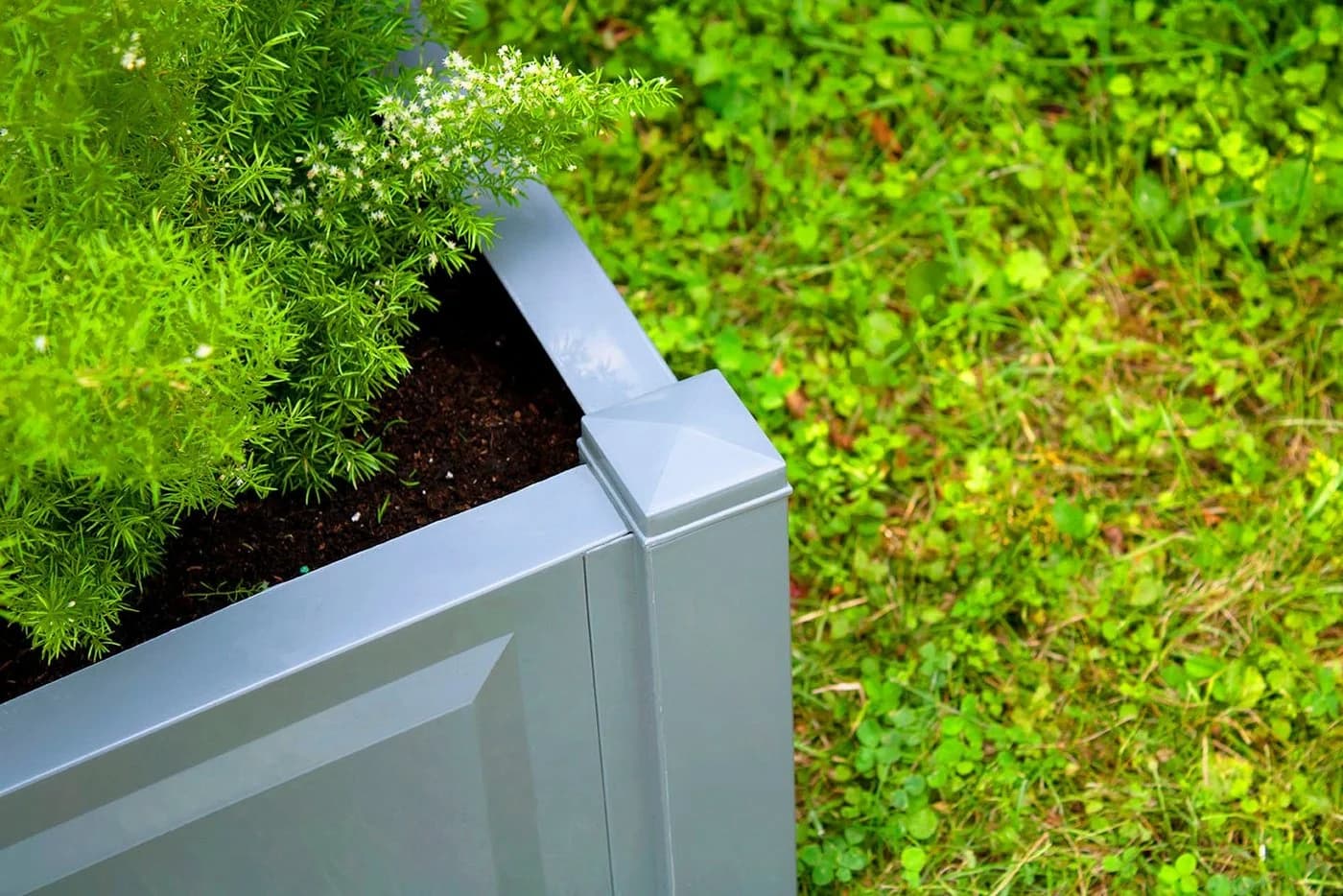 KHW Blumenkasten Pflanzkasten mit Spalier 100 cm - Bild 3