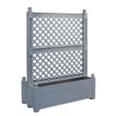 KHW Pflanzkasten 100 cm mit Zentralspalier Grau Bild 1