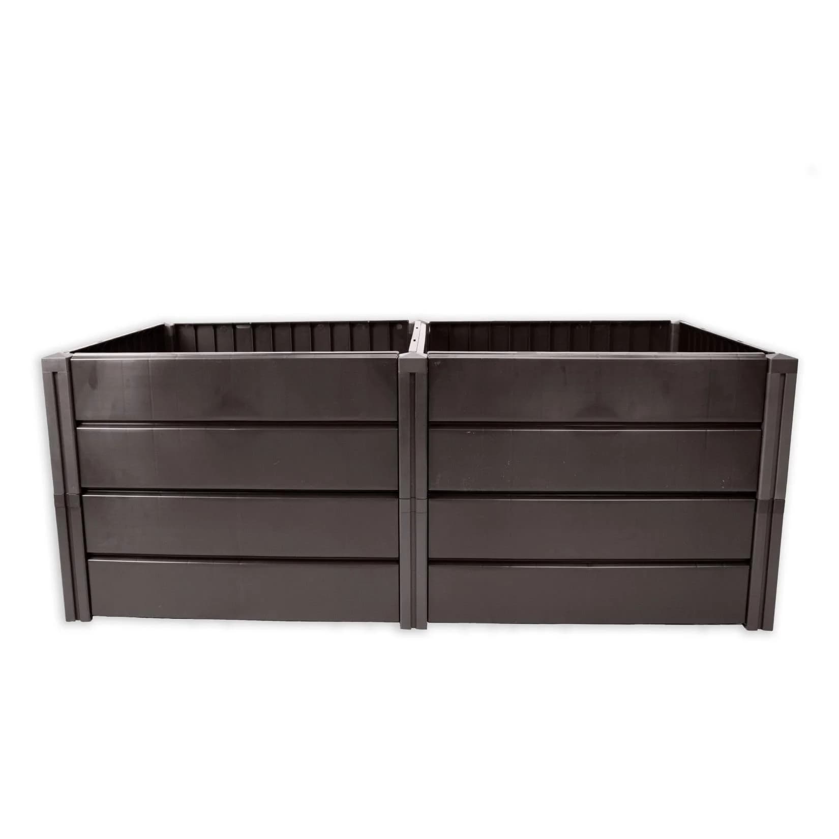 KHW Hochbeet „Demeter“ XL Anthrazit Kunststoff Erweiterbar