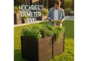 KHW Hochbeet Demeter XXL Anthrazit Kunststoff Bild 1