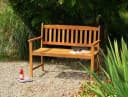 acamp Gartenbank Woody 2-Sitzer Akazienholz Braun Bild 3