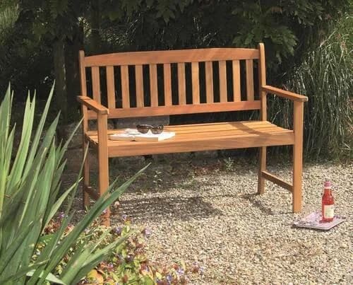 acamp Gartenbank Woody 2-Sitzer Akazienholz Braun - Bild 4