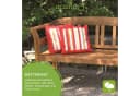 acamp Gartenbank 2-Sitzer Wetterfest FSC Akazienholz Teakfarben Bild 1