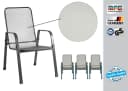 MFG Freizeitmöbel Stapelstuhl Mec-Stor 4-er Set Anthrazit Bild 5