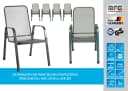 MFG Freizeitmöbel Stapelstuhl Mec-Stor 6er Set Anthrazit Bild 1