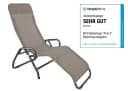 MFG Freizeitmöbel Gartenliege Pool 3 Anthrazit/Taupe Klappbar Bild 1