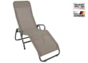 MFG Freizeitmöbel Gartenliege Pool 3 Anthrazit/Taupe Klappbar Bild 2