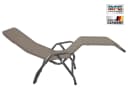 MFG Freizeitmöbel Gartenliege Pool 3 Anthrazit/Taupe Klappbar Bild 5