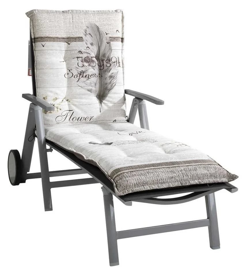 GO-DE Liegenauflage BEACHHOUSE Beige Baumwolle