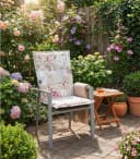 GO-DE Polsterauflage BUTTERFLY Beige für Gartenstuhl Mittellehner Bild 1