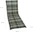 GO-DE Liegenauflage Grau Creme Anthrazit Polsterauflage Bild 5
