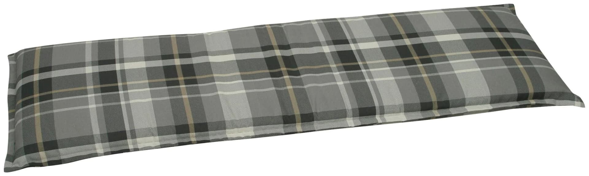 GO-DE Bankauflage Grau Creme Anthrazit 148cm