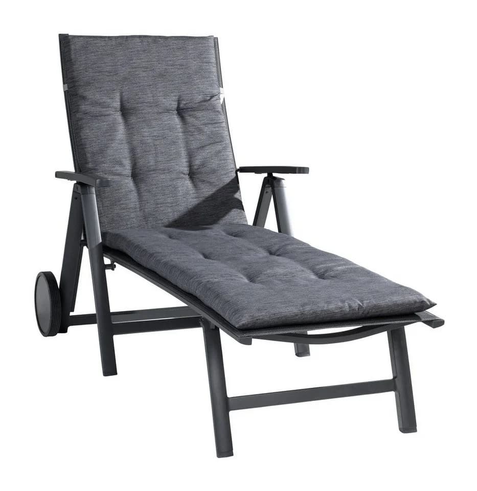 GO-DE Liegenauflage INDIGRO Grau Gartenliegeauflage