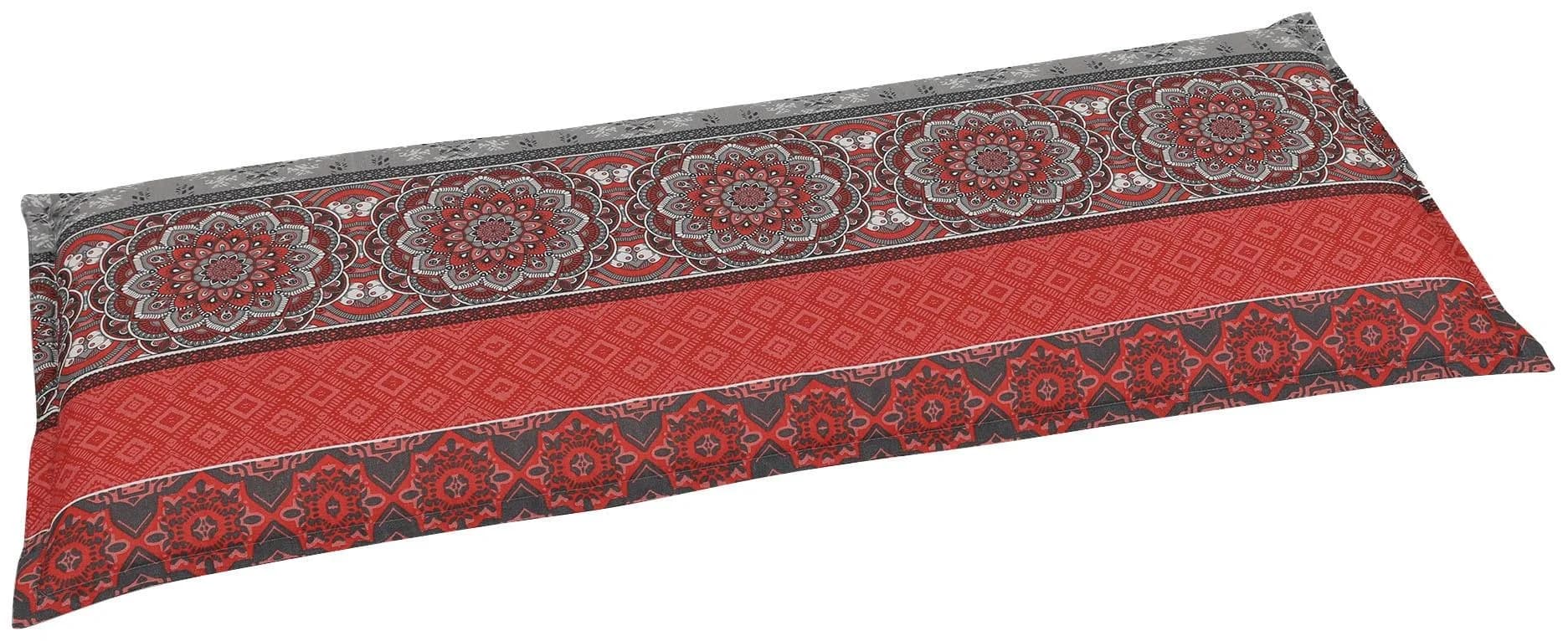 GO-DE Bankauflage Rot Grau 115cm - Bild 4