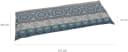 GO-DE Bankauflage Blau Grau 115cm Breite Bild 3