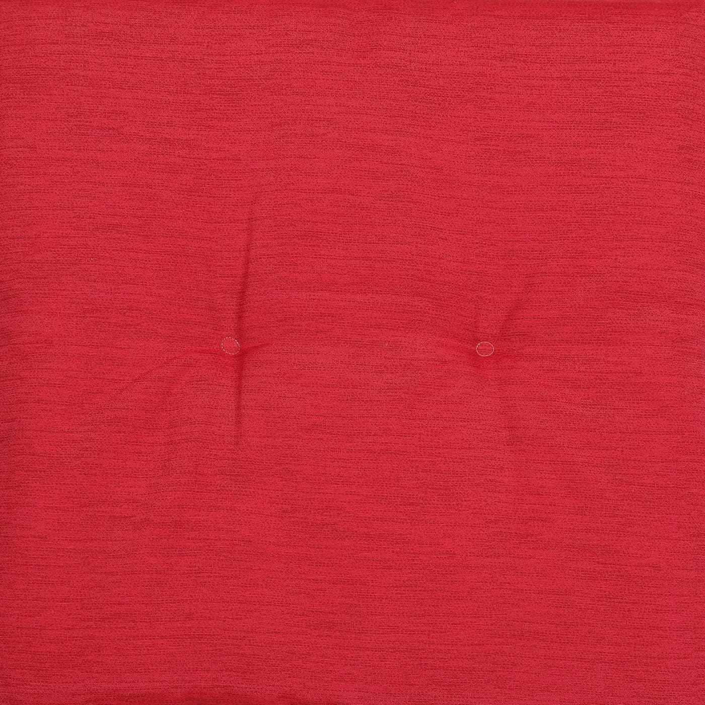 GO-DE Hochlehnerauflage Rot Gartenstuhl Kissen Made in Germany