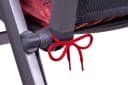 GO-DE Liegenauflage Rot mit Streifenmuster Bild 4