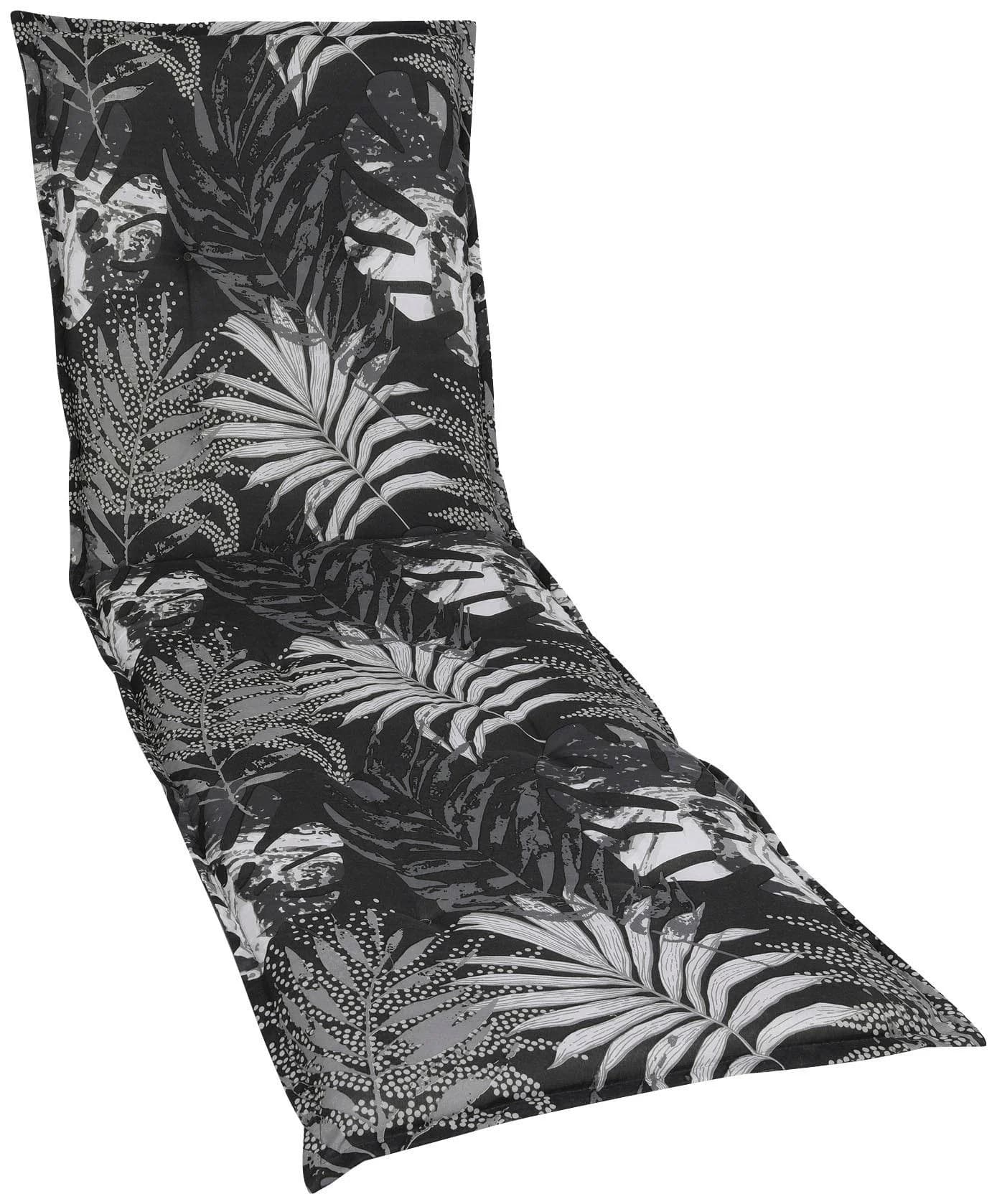 GO-DE Liegenauflage Schwarz UV-beständig Baumwolle Polyester