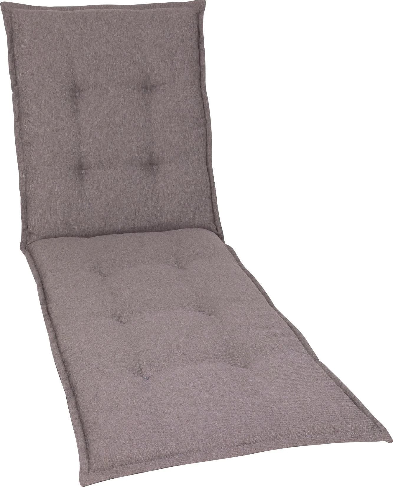 GO-DE Liegenauflage Grau Taupe Polyester