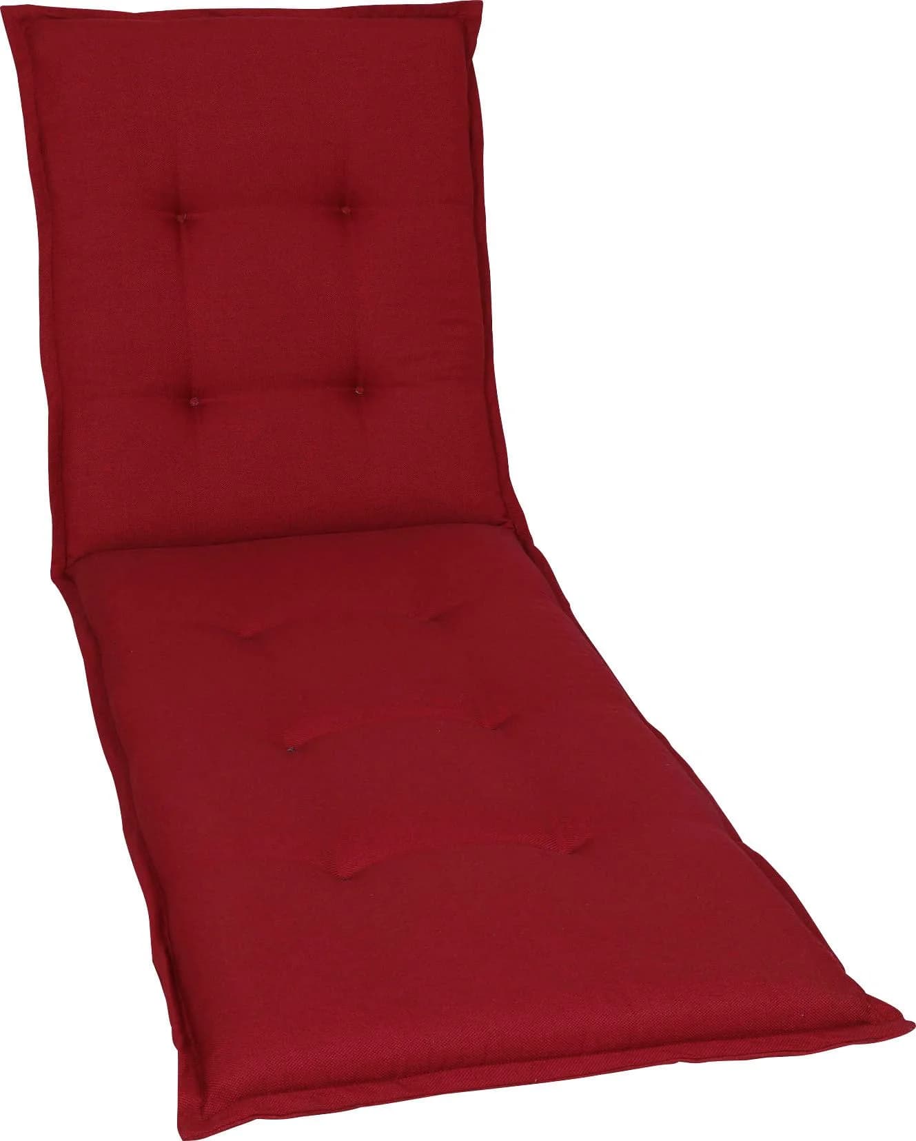 GO-DE Liegenauflage kirschrot Polyester UV-beständig
