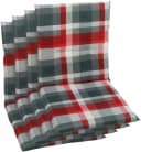 GO-DE Sitzauflage Set 4-tlg. Rot Karo Gartenstuhlauflage Bild 5