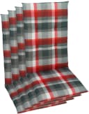 GO-DE Sitzauflage 4-teilig Rot Gartenstuhl Bild 5