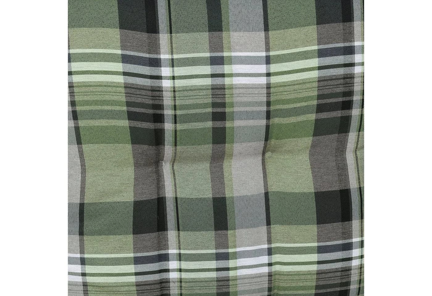 GO-DE Bankauflage 3-Sitzer Grau/Grün Polyester