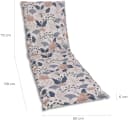 GO-DE Liegenauflage Blau Floral 60x190cm Bild 5