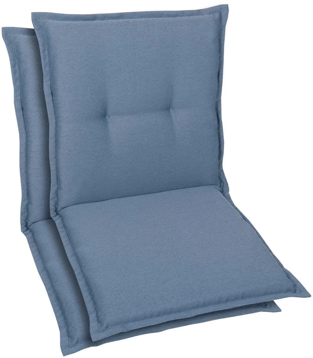 GO-DE Sitzauflage Set Blau 2-tlg. Polyester