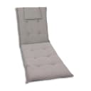 GO-DE Liegenauflage Grau Taupe Polyester Polsterauflage Bild 1