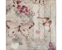 Hochlehnerauflage GO-DE Beige Schmetterling Bild 3