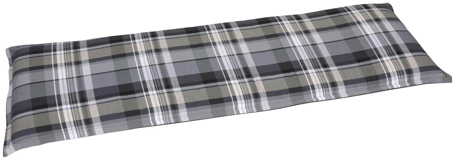 GO-DE Bankauflage 3-Sitzer Grau Creme Polyester